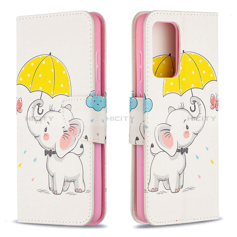 Custodia Portafoglio In Pelle Fantasia Modello Cover con Supporto B03F per Samsung Galaxy A52s 5G