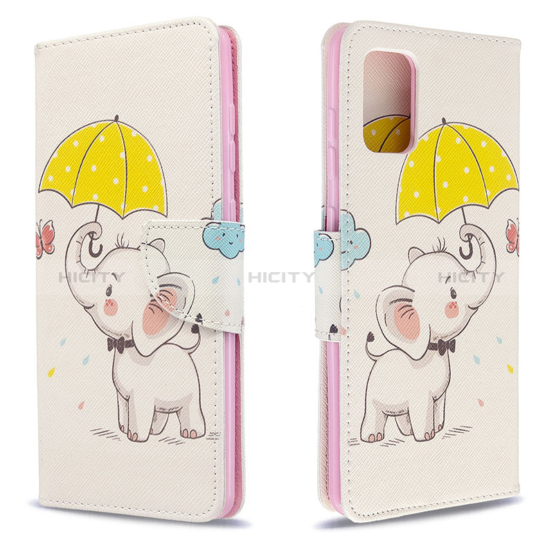 Custodia Portafoglio In Pelle Fantasia Modello Cover con Supporto B03F per Samsung Galaxy A71 5G