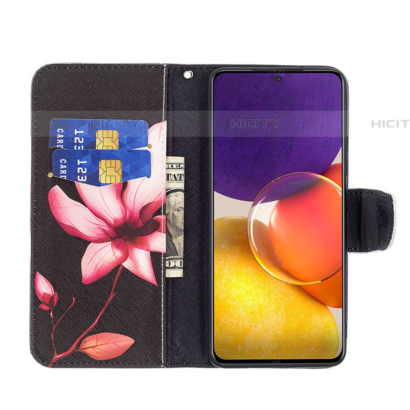 Custodia Portafoglio In Pelle Fantasia Modello Cover con Supporto B03F per Samsung Galaxy A82 5G