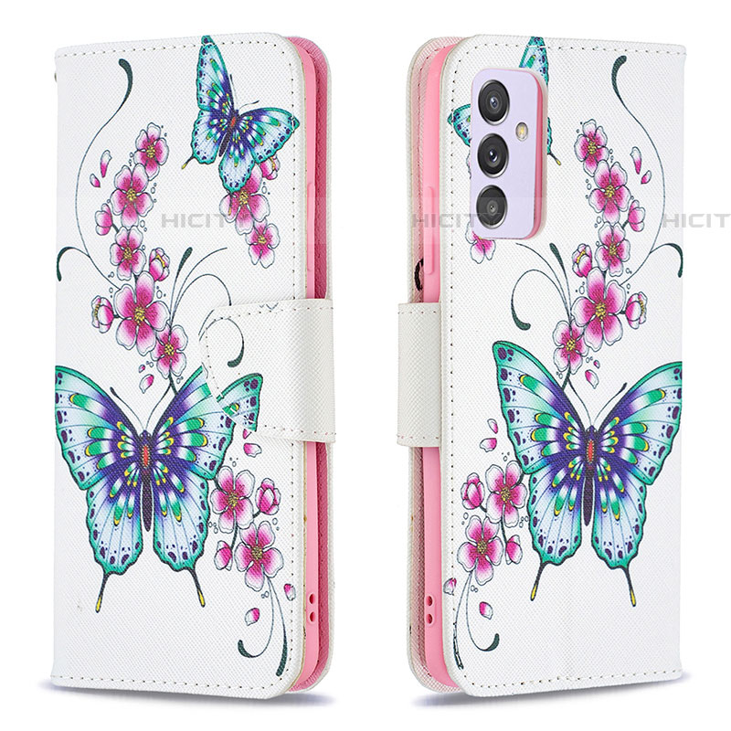 Custodia Portafoglio In Pelle Fantasia Modello Cover con Supporto B03F per Samsung Galaxy A82 5G