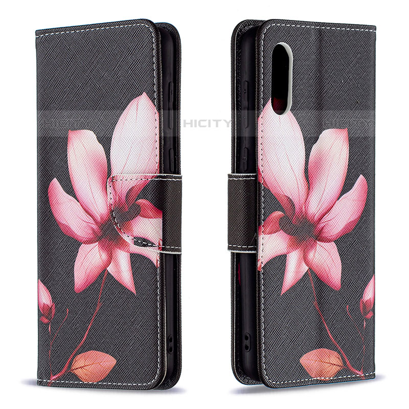 Custodia Portafoglio In Pelle Fantasia Modello Cover con Supporto B03F per Samsung Galaxy M02