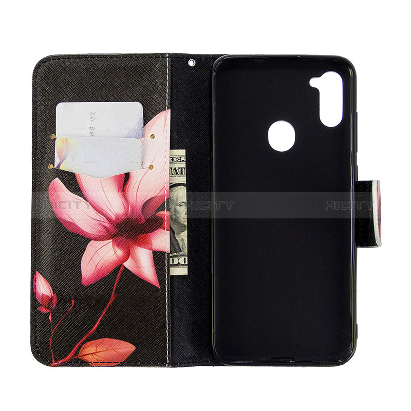 Custodia Portafoglio In Pelle Fantasia Modello Cover con Supporto B03F per Samsung Galaxy M11