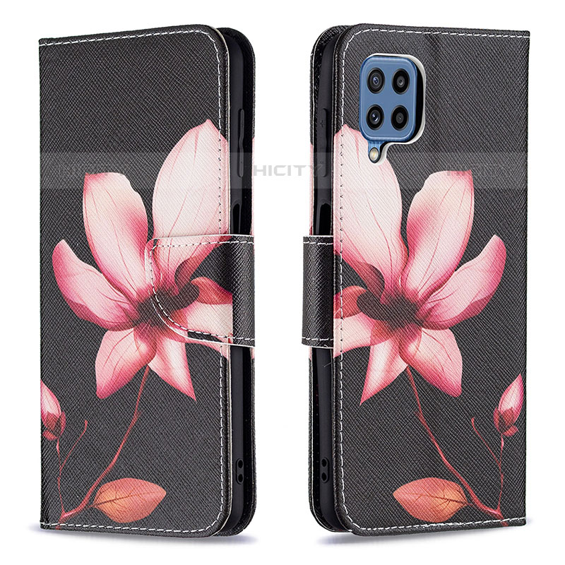 Custodia Portafoglio In Pelle Fantasia Modello Cover con Supporto B03F per Samsung Galaxy M32 4G