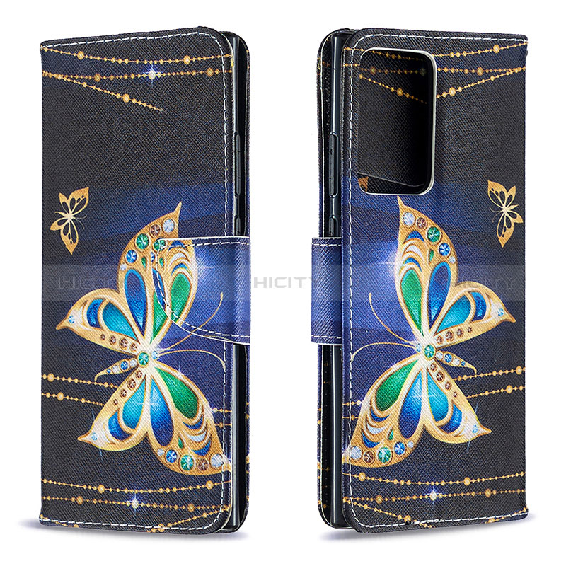 Custodia Portafoglio In Pelle Fantasia Modello Cover con Supporto B03F per Samsung Galaxy Note 20 Ultra 5G