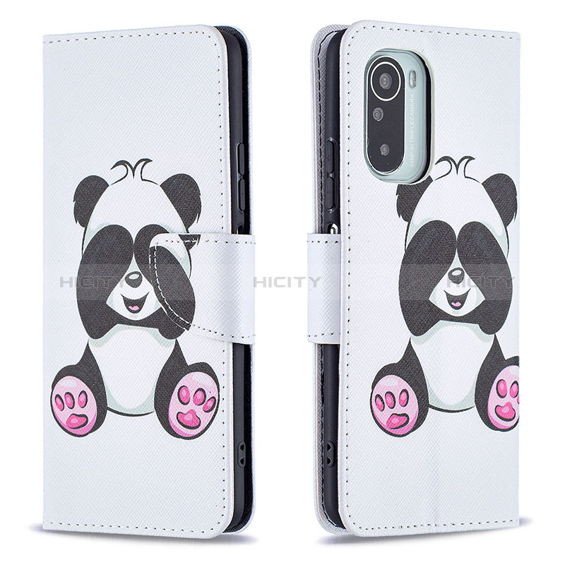 Custodia Portafoglio In Pelle Fantasia Modello Cover con Supporto B03F per Xiaomi Mi 11i 5G