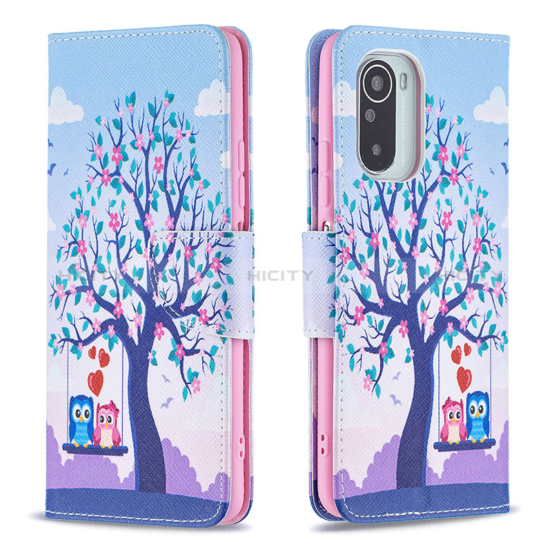 Custodia Portafoglio In Pelle Fantasia Modello Cover con Supporto B03F per Xiaomi Mi 11i 5G