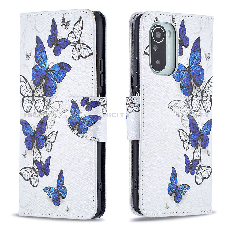 Custodia Portafoglio In Pelle Fantasia Modello Cover con Supporto B03F per Xiaomi Mi 11i 5G