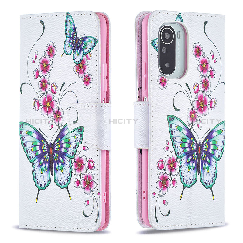 Custodia Portafoglio In Pelle Fantasia Modello Cover con Supporto B03F per Xiaomi Mi 11X Pro 5G