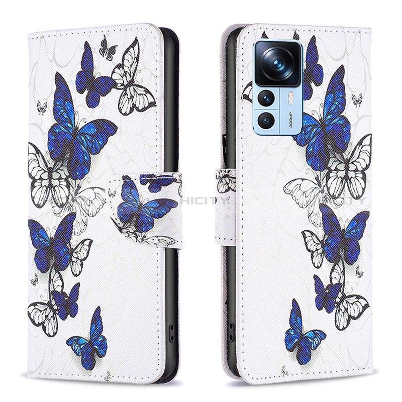 Custodia Portafoglio In Pelle Fantasia Modello Cover con Supporto B03F per Xiaomi Mi 12T 5G