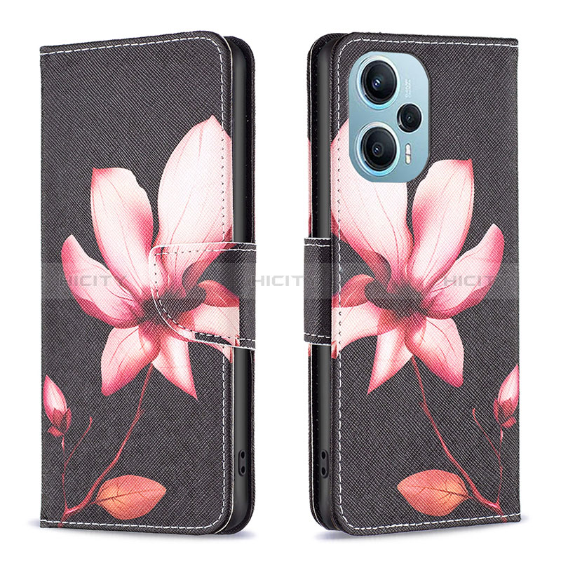 Custodia Portafoglio In Pelle Fantasia Modello Cover con Supporto B03F per Xiaomi Poco F5 5G