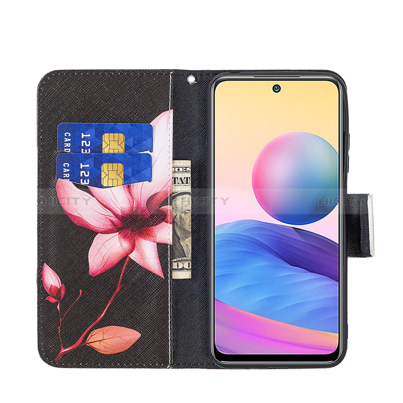 Custodia Portafoglio In Pelle Fantasia Modello Cover con Supporto B03F per Xiaomi POCO M3 Pro 5G