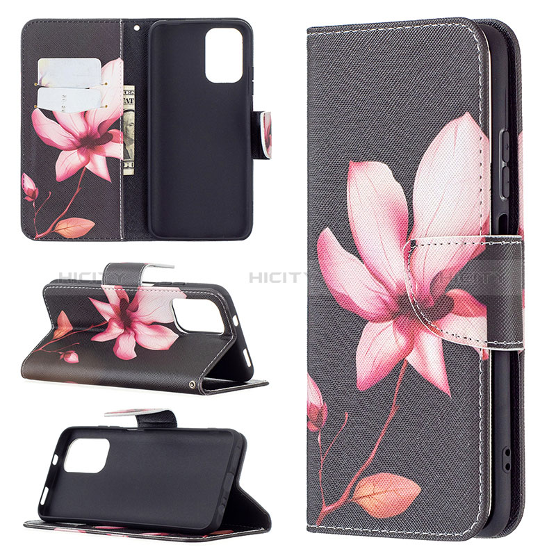 Custodia Portafoglio In Pelle Fantasia Modello Cover con Supporto B03F per Xiaomi Poco M5S