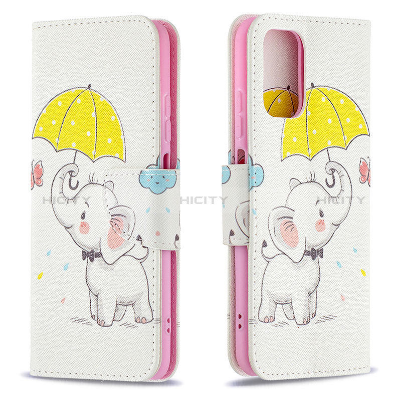 Custodia Portafoglio In Pelle Fantasia Modello Cover con Supporto B03F per Xiaomi Poco M5S