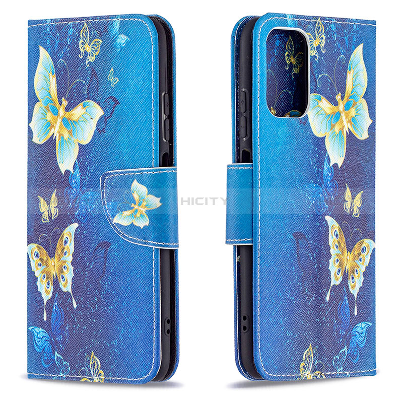 Custodia Portafoglio In Pelle Fantasia Modello Cover con Supporto B03F per Xiaomi Poco M5S