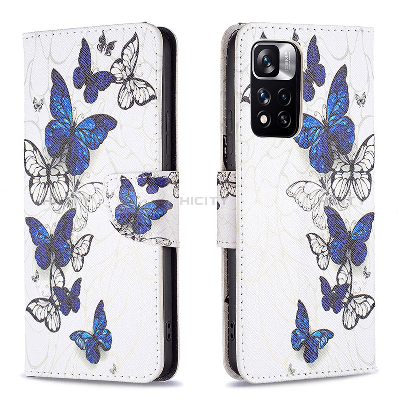 Custodia Portafoglio In Pelle Fantasia Modello Cover con Supporto B03F per Xiaomi Poco X4 NFC