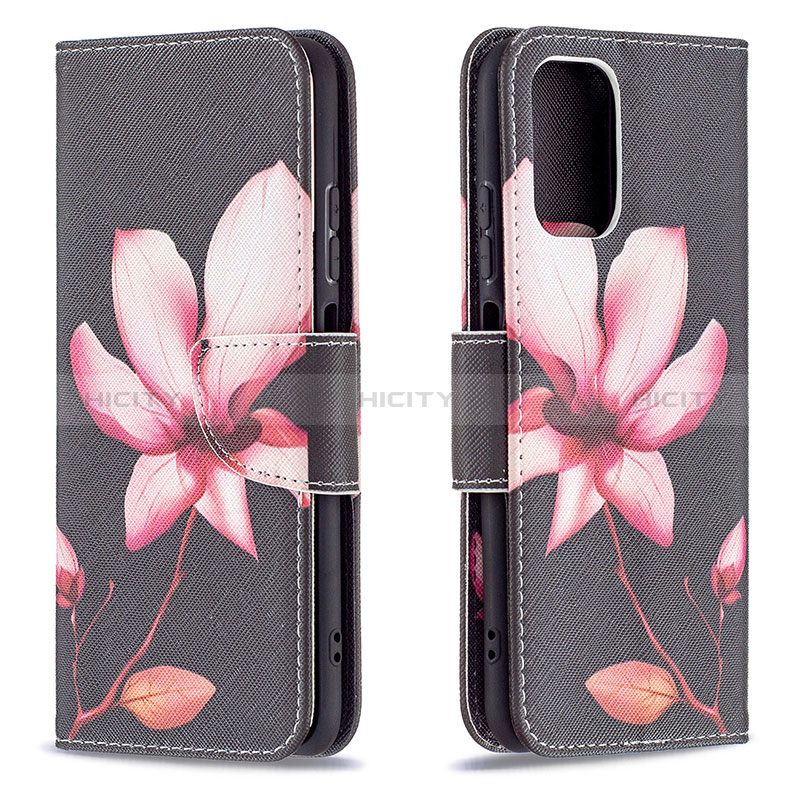 Custodia Portafoglio In Pelle Fantasia Modello Cover con Supporto B03F per Xiaomi Redmi Note 10 4G