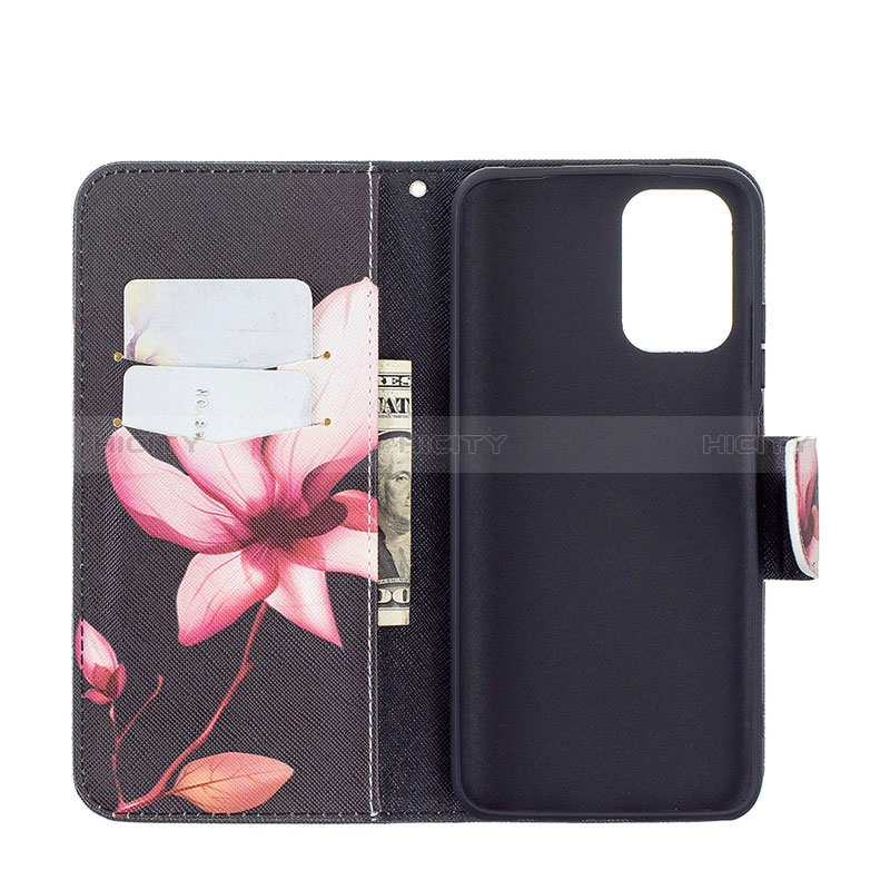 Custodia Portafoglio In Pelle Fantasia Modello Cover con Supporto B03F per Xiaomi Redmi Note 10 4G