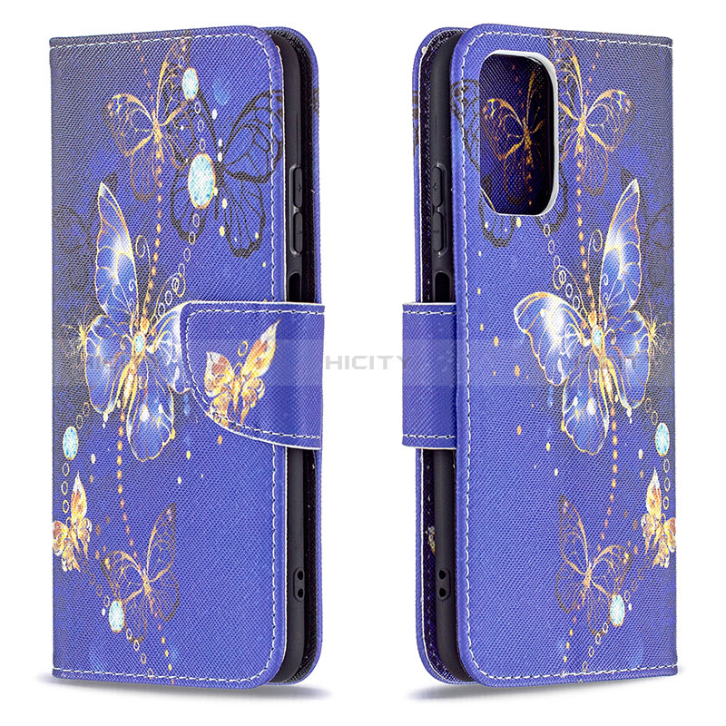 Custodia Portafoglio In Pelle Fantasia Modello Cover con Supporto B03F per Xiaomi Redmi Note 10 4G