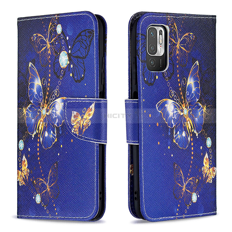 Custodia Portafoglio In Pelle Fantasia Modello Cover con Supporto B03F per Xiaomi Redmi Note 10 5G