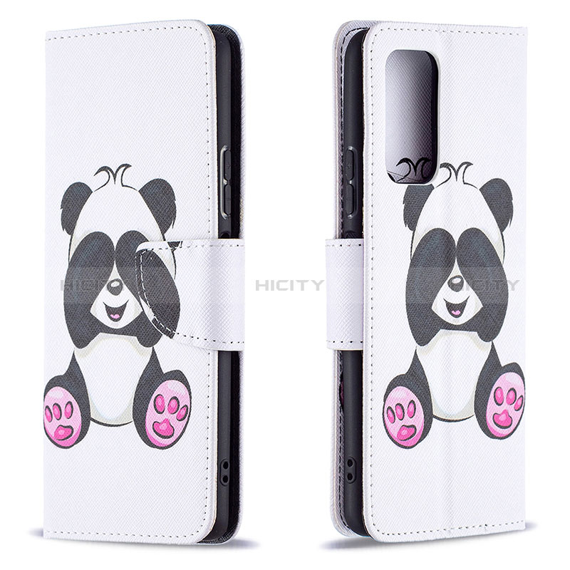 Custodia Portafoglio In Pelle Fantasia Modello Cover con Supporto B03F per Xiaomi Redmi Note 10 Pro 4G