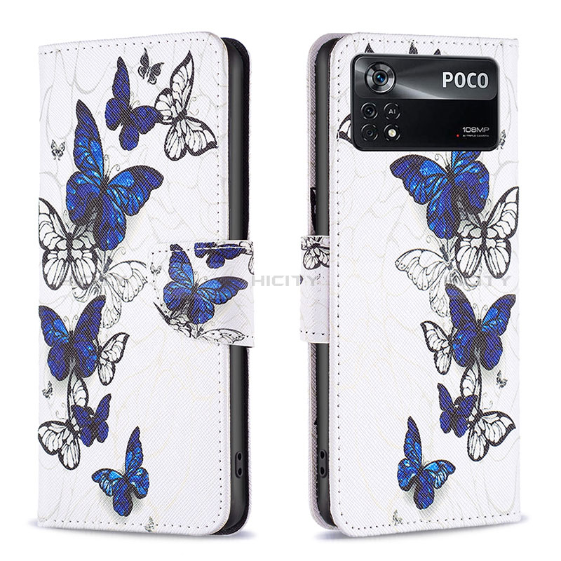 Custodia Portafoglio In Pelle Fantasia Modello Cover con Supporto B03F per Xiaomi Redmi Note 11E Pro 5G