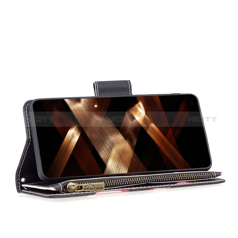 Custodia Portafoglio In Pelle Fantasia Modello Cover con Supporto B04F per Nokia G22