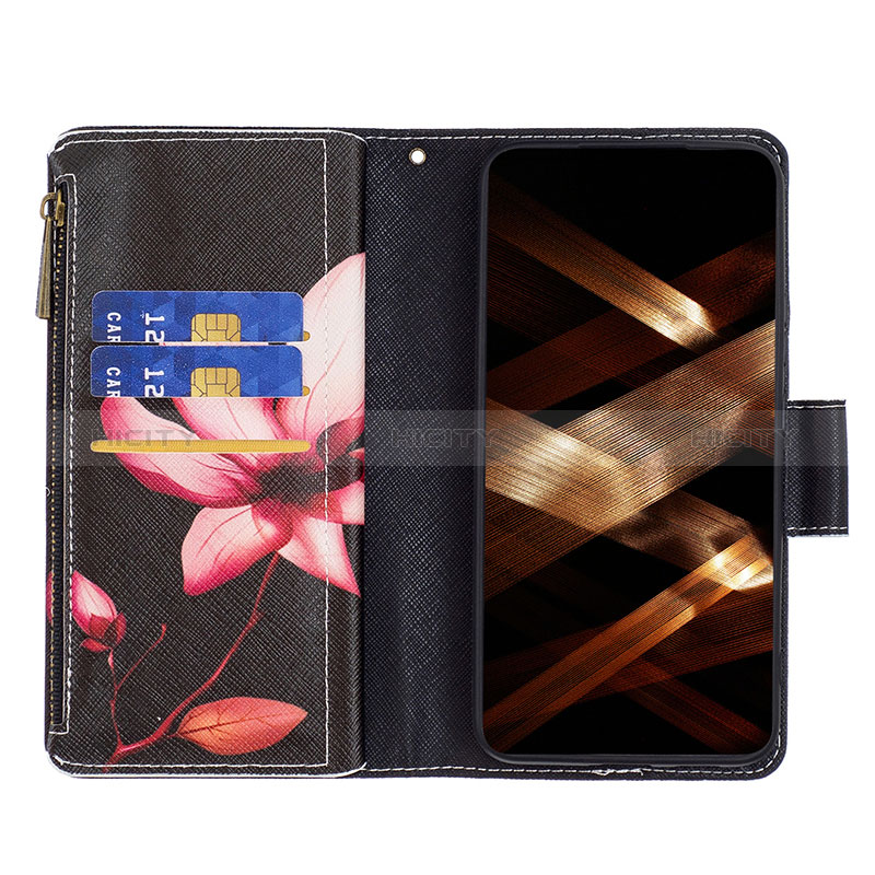 Custodia Portafoglio In Pelle Fantasia Modello Cover con Supporto B04F per Nokia G22