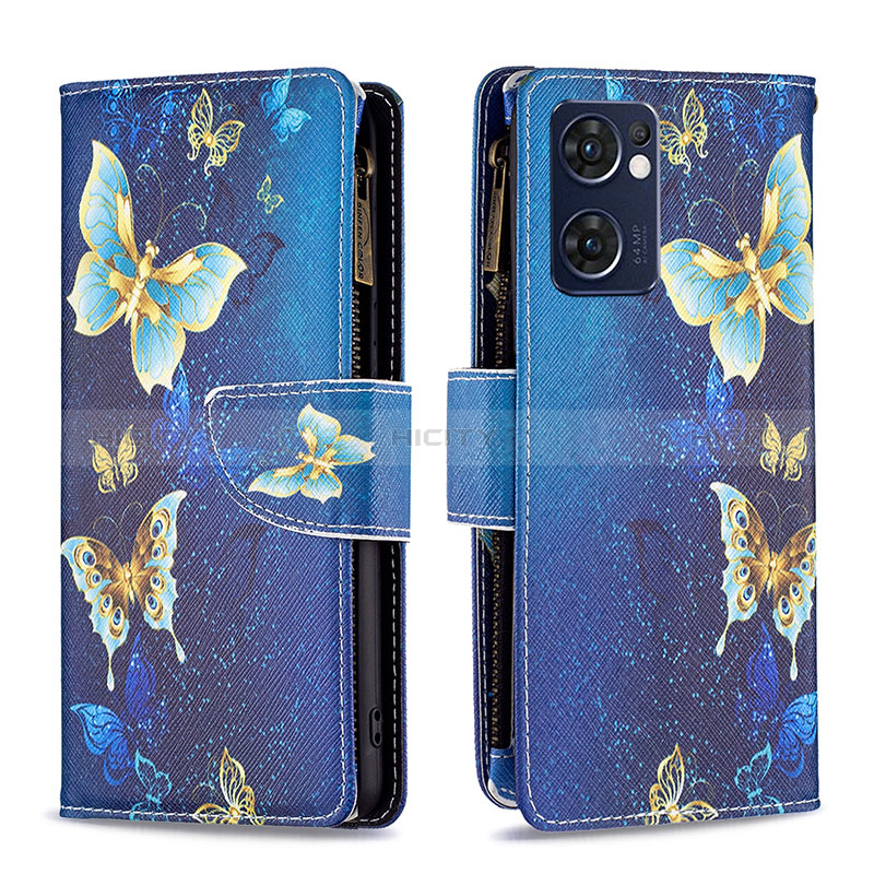 Custodia Portafoglio In Pelle Fantasia Modello Cover con Supporto B04F per OnePlus Nord CE 2 5G