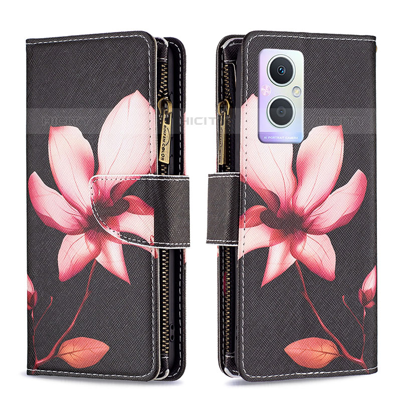 Custodia Portafoglio In Pelle Fantasia Modello Cover con Supporto B04F per OnePlus Nord N20 5G