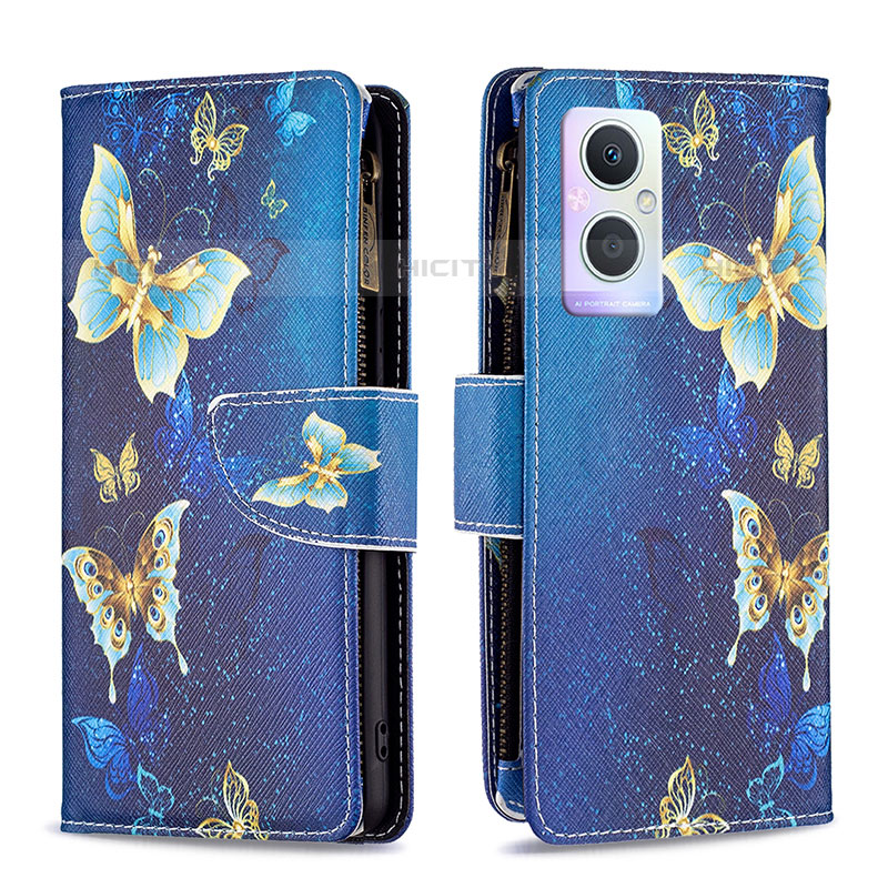 Custodia Portafoglio In Pelle Fantasia Modello Cover con Supporto B04F per OnePlus Nord N20 5G