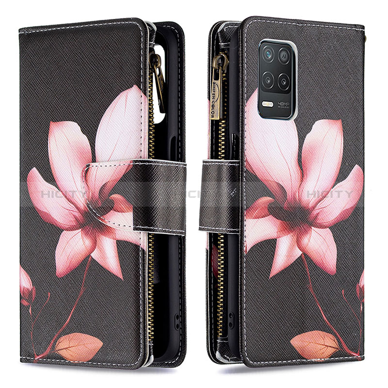 Custodia Portafoglio In Pelle Fantasia Modello Cover con Supporto B04F per Realme 8s 5G