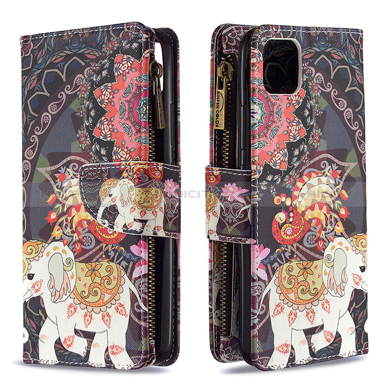 Custodia Portafoglio In Pelle Fantasia Modello Cover con Supporto B04F per Realme C11 (2021)