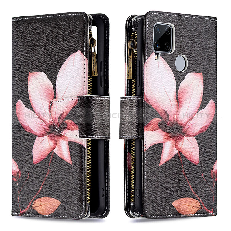 Custodia Portafoglio In Pelle Fantasia Modello Cover con Supporto B04F per Realme C12