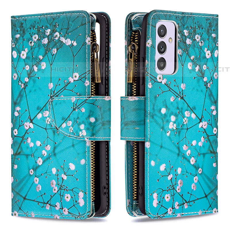 Custodia Portafoglio In Pelle Fantasia Modello Cover con Supporto B04F per Samsung Galaxy A24 4G