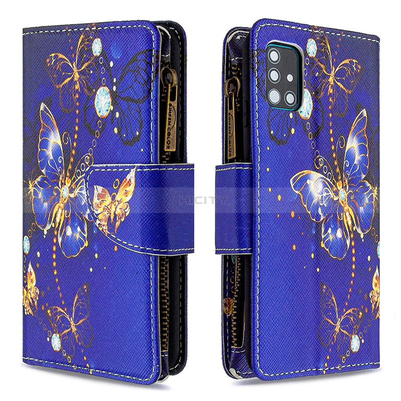 Custodia Portafoglio In Pelle Fantasia Modello Cover con Supporto B04F per Samsung Galaxy A51 4G