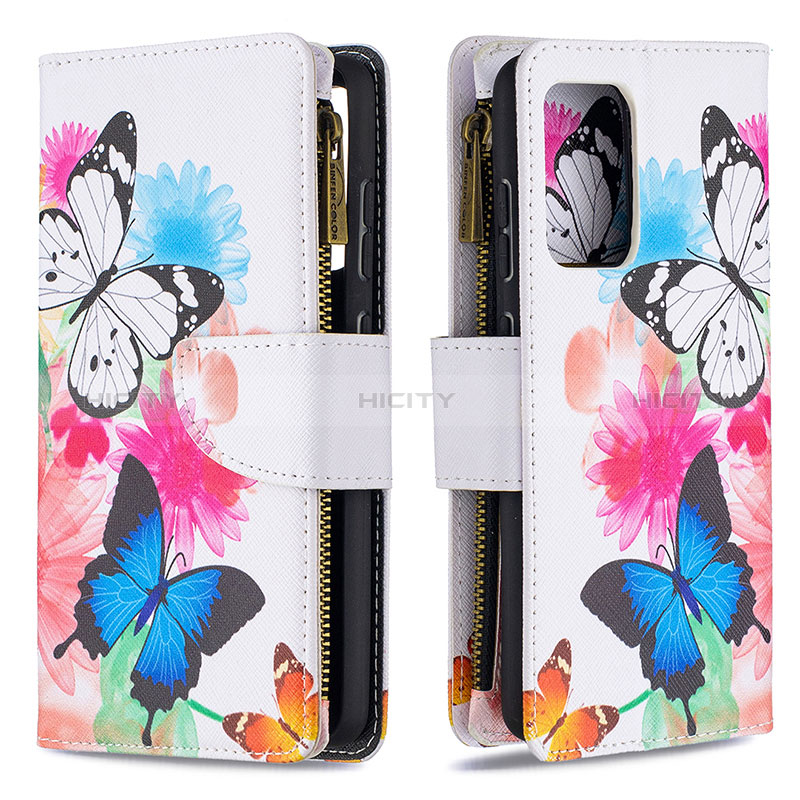 Custodia Portafoglio In Pelle Fantasia Modello Cover con Supporto B04F per Samsung Galaxy A52s 5G