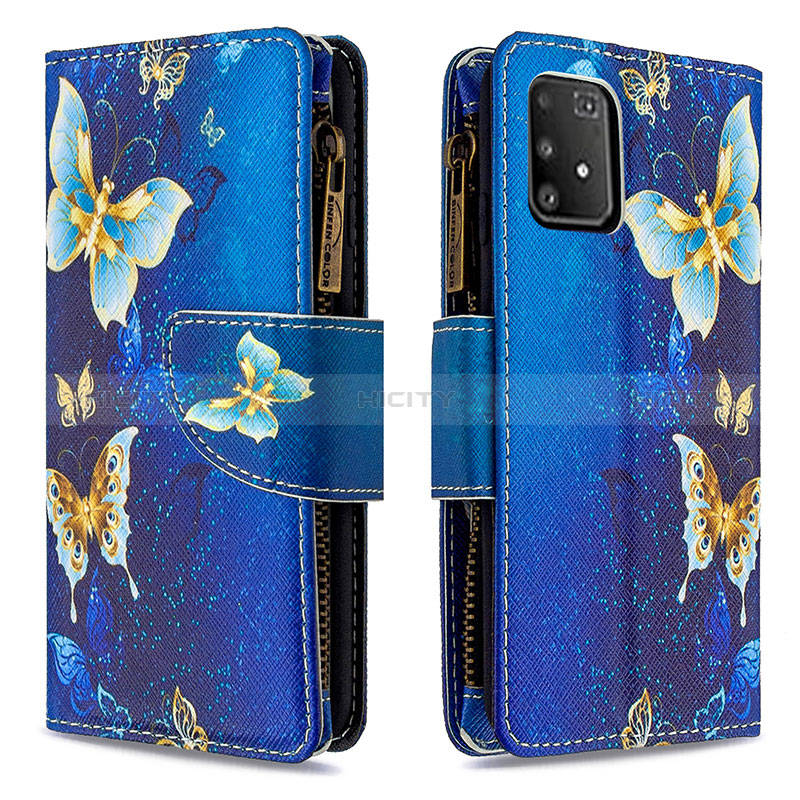 Custodia Portafoglio In Pelle Fantasia Modello Cover con Supporto B04F per Samsung Galaxy A91