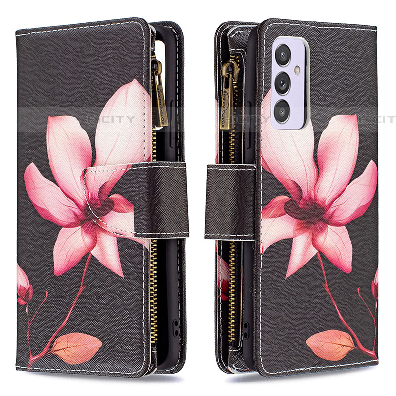 Custodia Portafoglio In Pelle Fantasia Modello Cover con Supporto B04F per Samsung Galaxy M14 5G