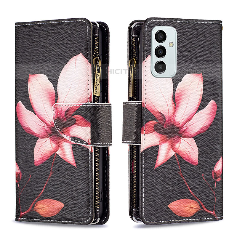 Custodia Portafoglio In Pelle Fantasia Modello Cover con Supporto B04F per Samsung Galaxy M23 5G