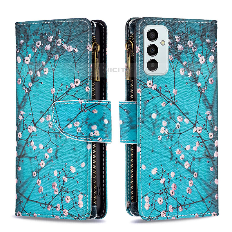 Custodia Portafoglio In Pelle Fantasia Modello Cover con Supporto B04F per Samsung Galaxy M23 5G