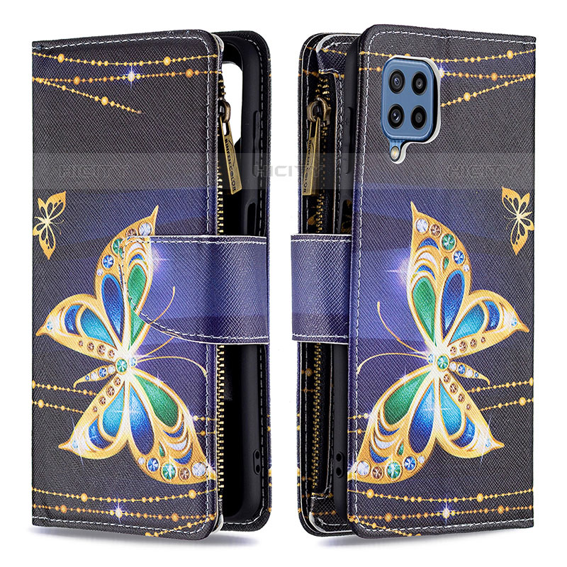 Custodia Portafoglio In Pelle Fantasia Modello Cover con Supporto B04F per Samsung Galaxy M32 4G