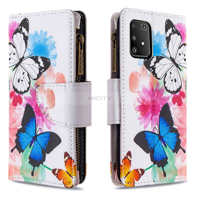 Custodia Portafoglio In Pelle Fantasia Modello Cover con Supporto B04F per Samsung Galaxy S10 Lite