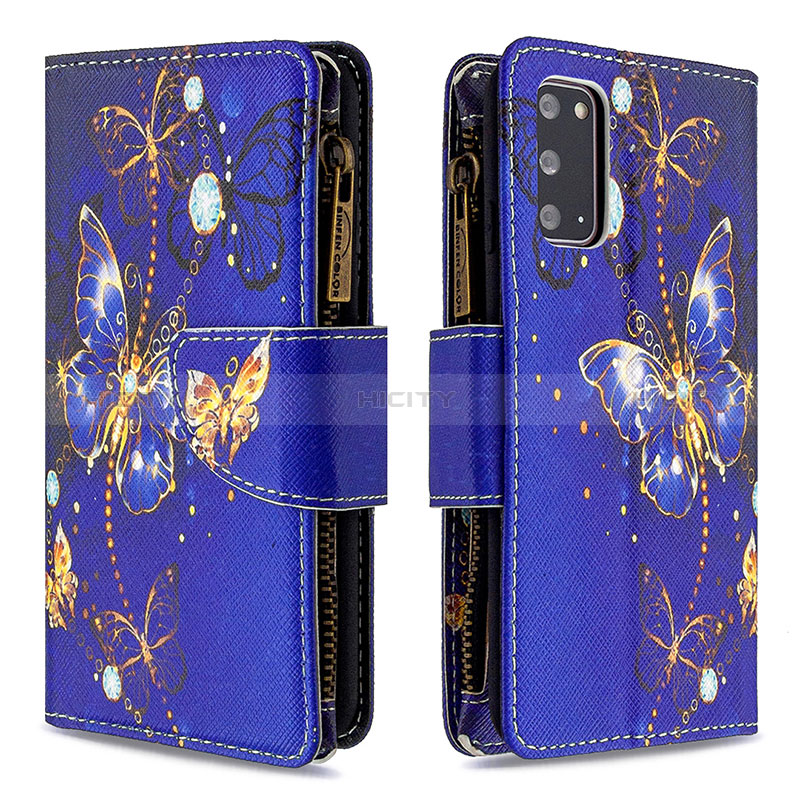 Custodia Portafoglio In Pelle Fantasia Modello Cover con Supporto B04F per Samsung Galaxy S20 5G