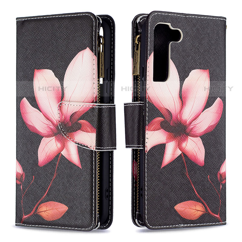 Custodia Portafoglio In Pelle Fantasia Modello Cover con Supporto B04F per Samsung Galaxy S21 5G