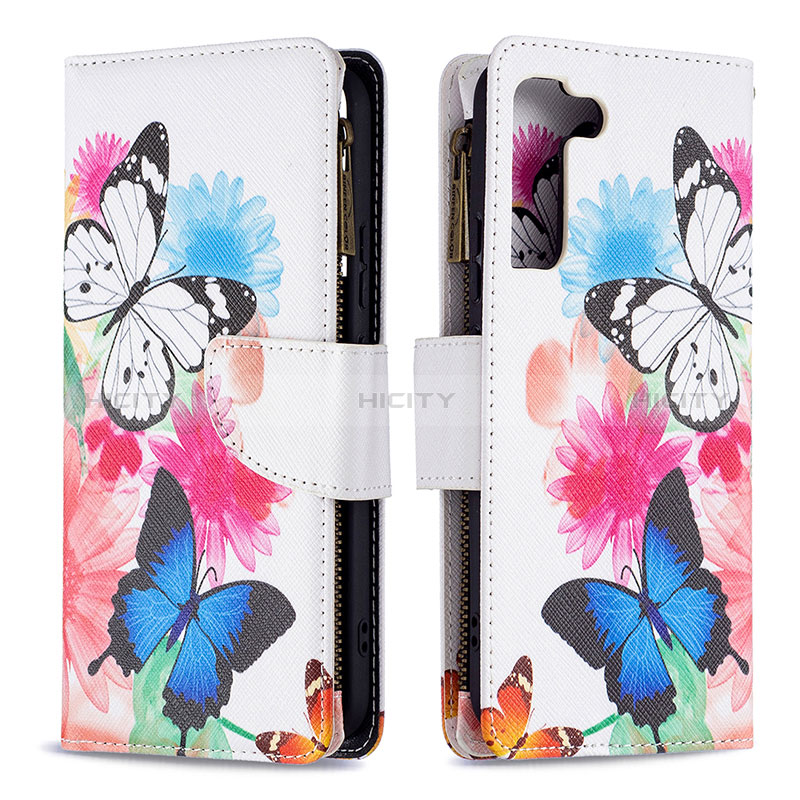 Custodia Portafoglio In Pelle Fantasia Modello Cover con Supporto B04F per Samsung Galaxy S24 Plus 5G