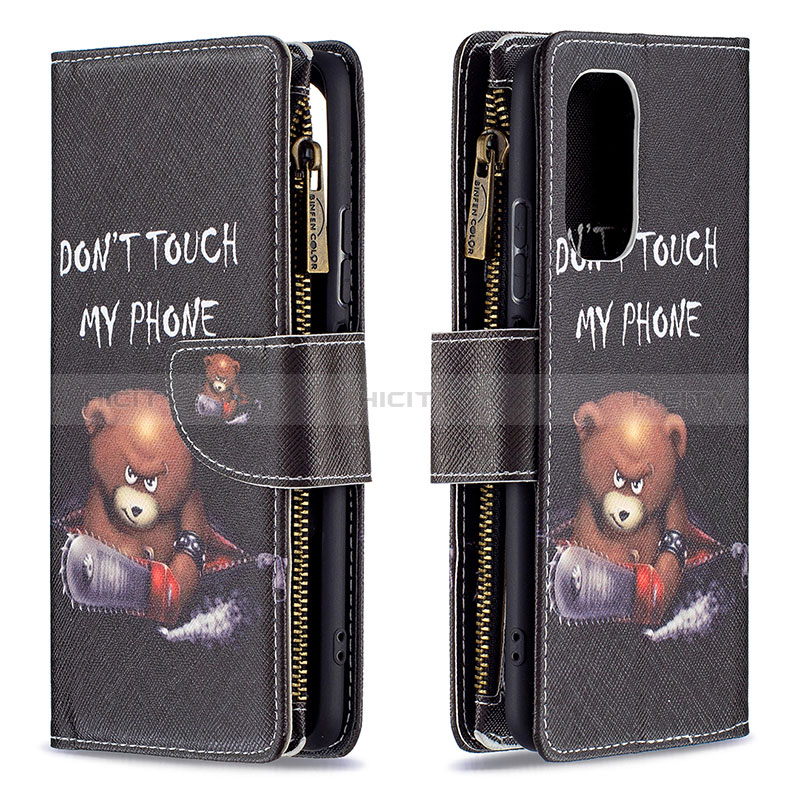 Custodia Portafoglio In Pelle Fantasia Modello Cover con Supporto B04F per Xiaomi Mi 11X Pro 5G