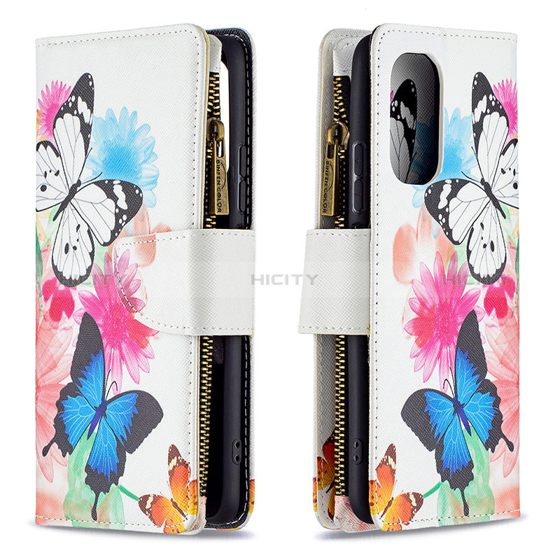 Custodia Portafoglio In Pelle Fantasia Modello Cover con Supporto B04F per Xiaomi Mi 11X Pro 5G Colorato