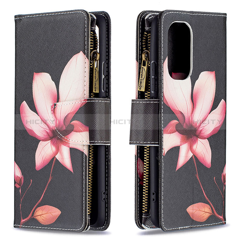 Custodia Portafoglio In Pelle Fantasia Modello Cover con Supporto B04F per Xiaomi Poco F3 5G