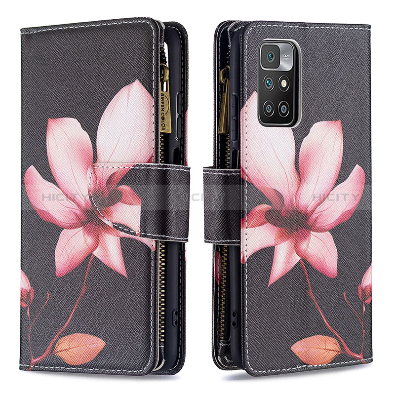 Custodia Portafoglio In Pelle Fantasia Modello Cover con Supporto B04F per Xiaomi Redmi 10 (2022)