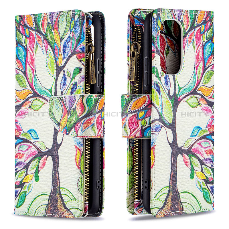 Custodia Portafoglio In Pelle Fantasia Modello Cover con Supporto B04F per Xiaomi Redmi K40 Pro 5G